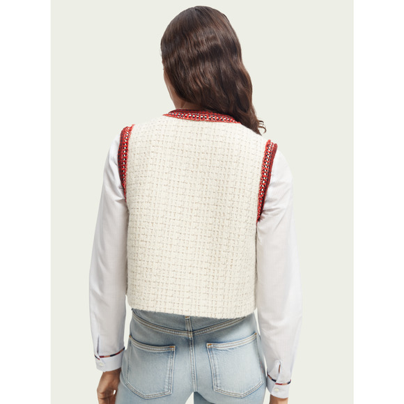 Scotch & Soda White and Red Tank Top - Picture 4 of 7